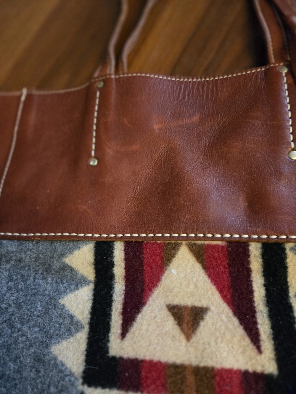 *RARE* Only One On FB - Pendleton X Roots 2015 Collection Horween Tote Bag... - Picture 6 of 12